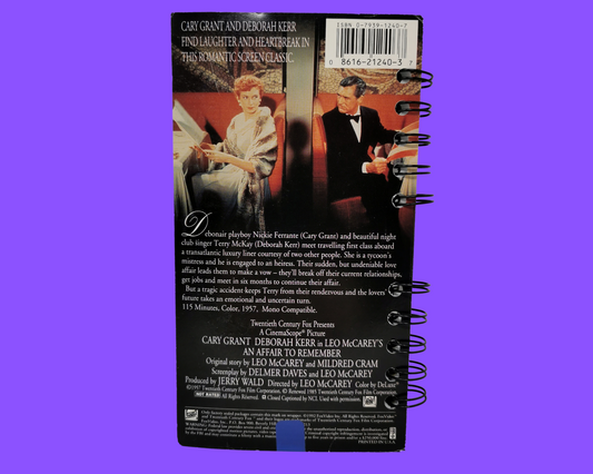 An Affair to Remember VHS Movie Notebook