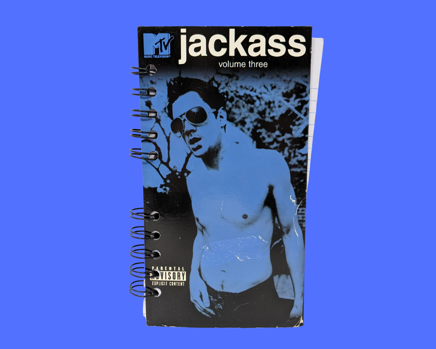 Jackass Volume Three VHS Movie Notebook