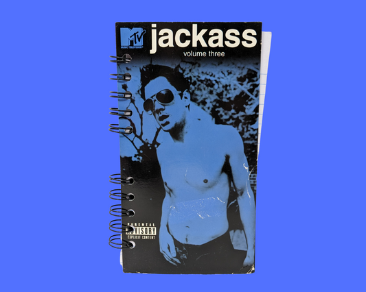 Cahier de film Jackass volume trois VHS