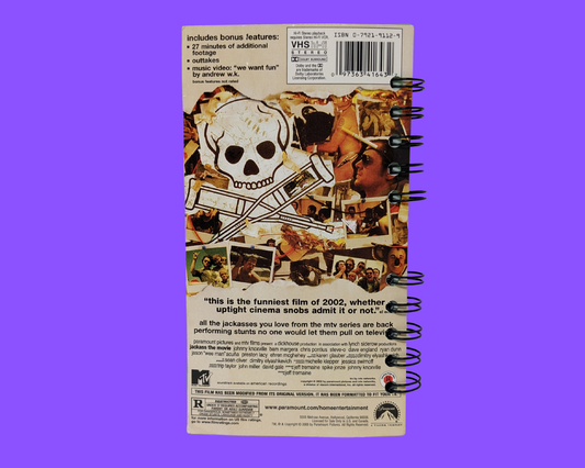 Cahier de film Jackass The Movie VHS