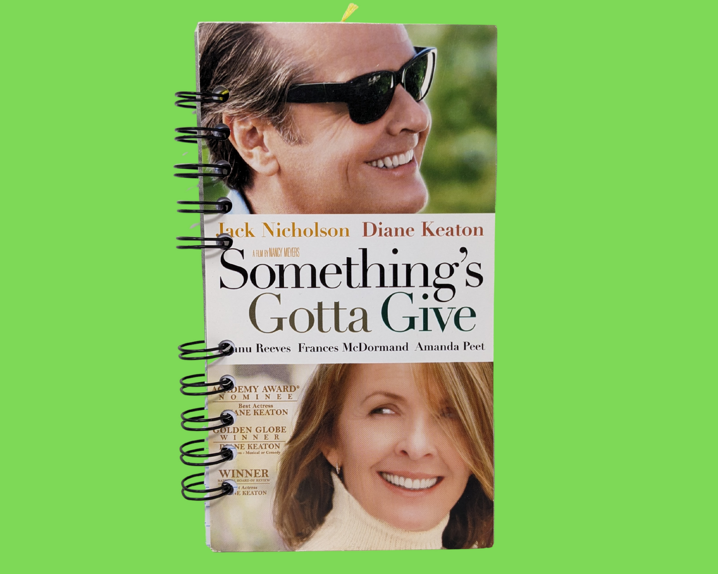 Something's Gotta Give VHS Movie Notebook