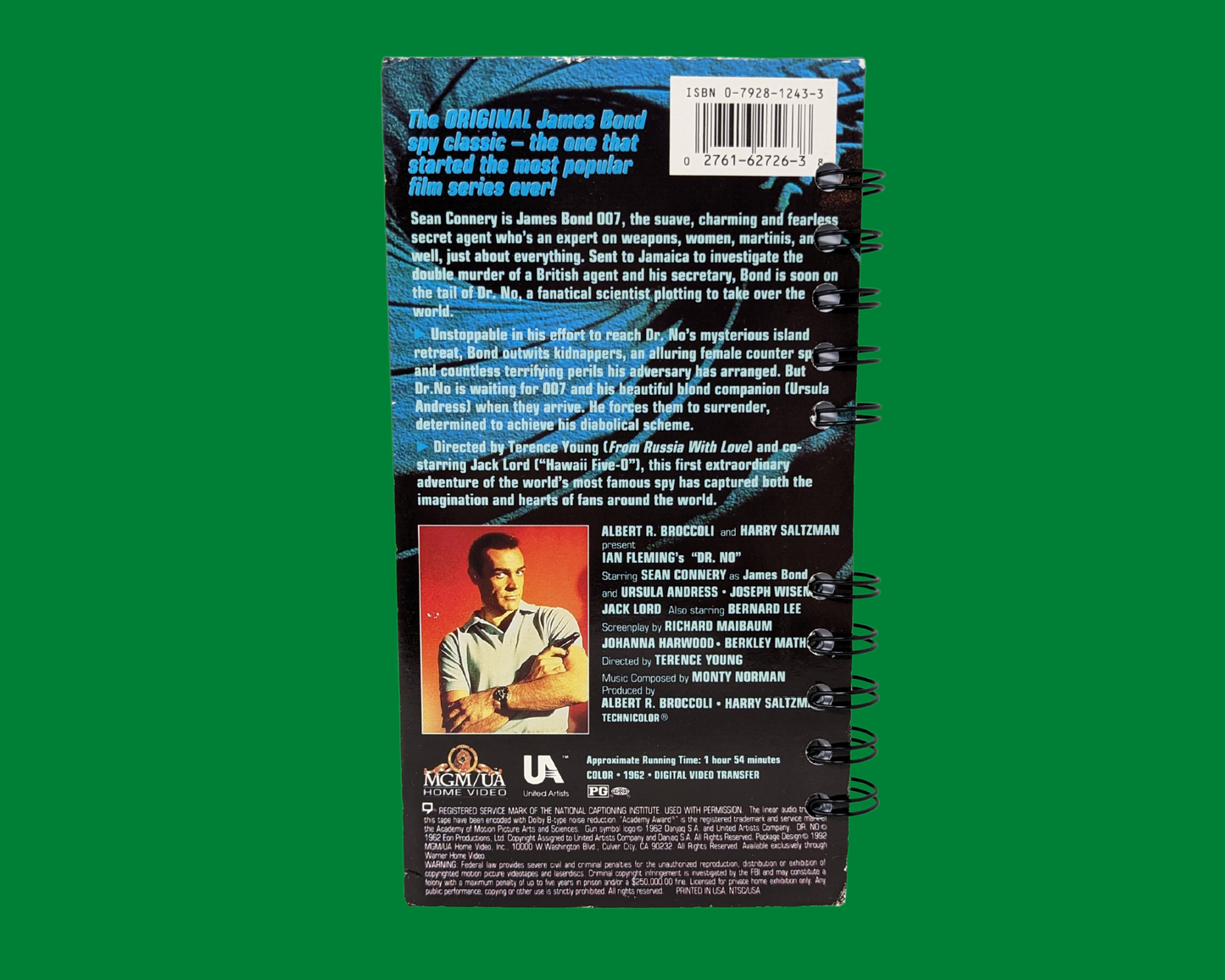 Cahier de film James Bond Dr. No VHS