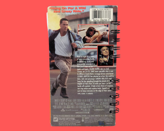 Speed VHS Movie Notebook