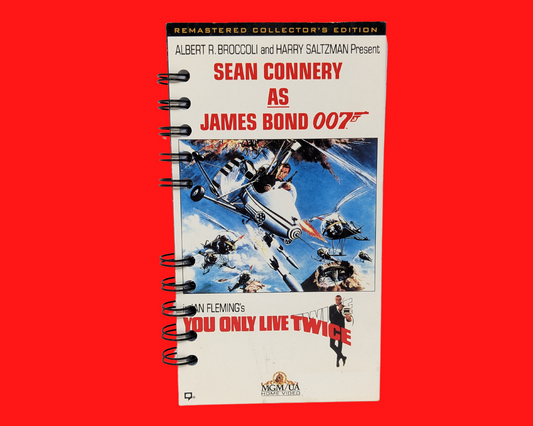 James Bond You Only Live Twice VHS Movie Notebook