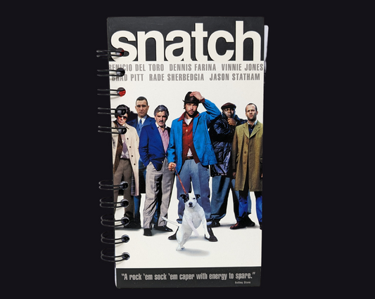 Snatch VHS Movie Notebook