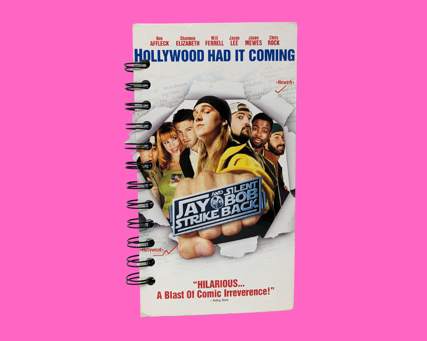 Jay and Silent Bob Strike Again VHS Movie Notebook