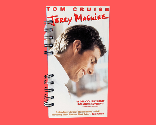 Jerry MaGuire VHS Movie Notebook