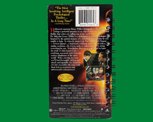 The Sixth Sense VHS Movie Notebook