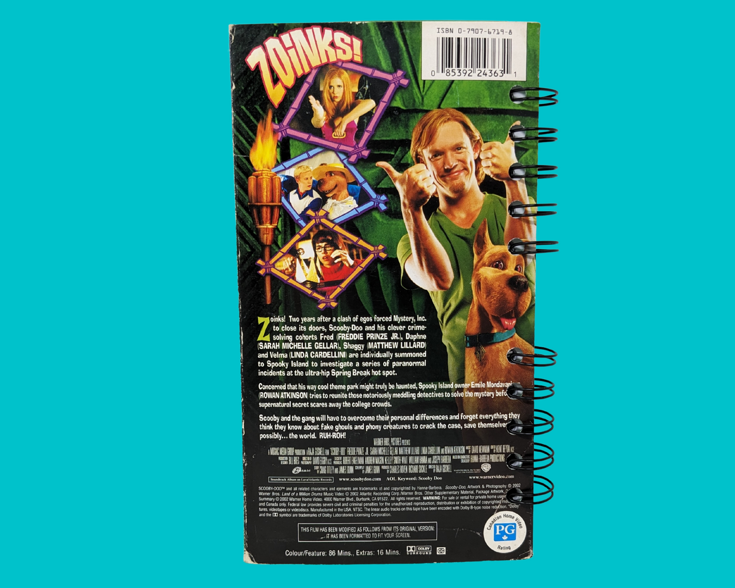 Carnet Scooby-Doo Film VHS