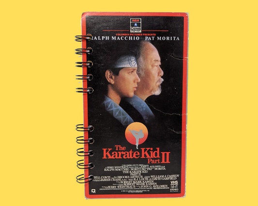 The Karate Kid Part II VHS Movie Notebook