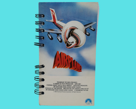 Airplane VHS Movie Notebook