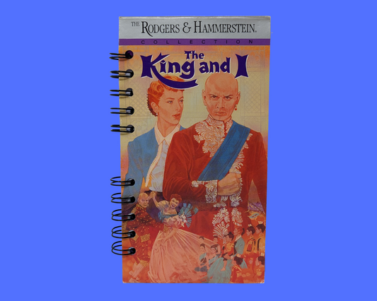 The King and I VHS Movie Notebook