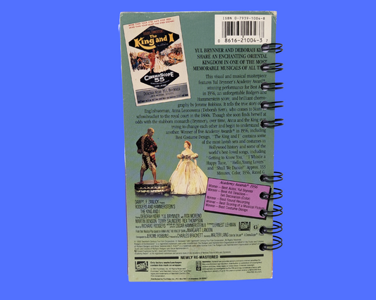 The King and I VHS Movie Notebook