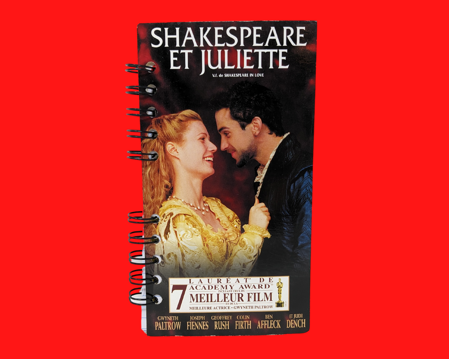 Cahier de film VHS version française de Shakespeare In Love