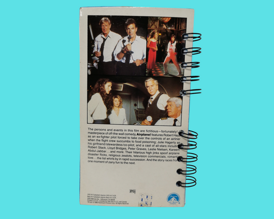 Airplane VHS Movie Notebook