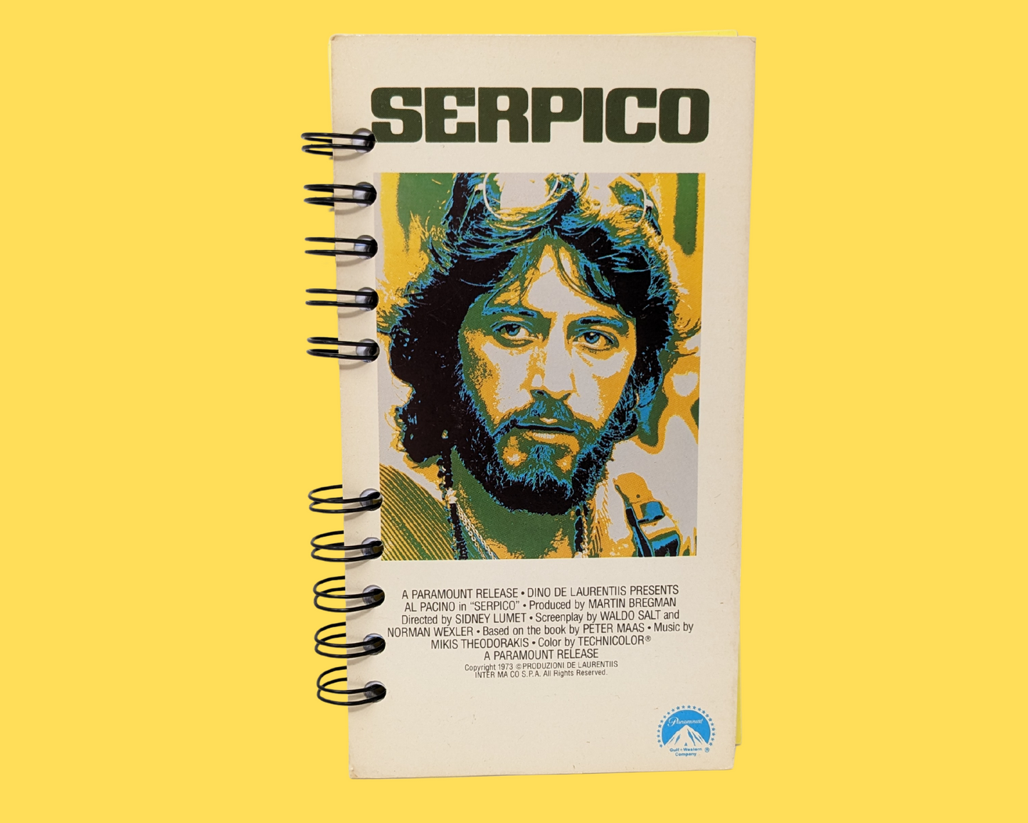 Serpico VHS Movie Notebook
