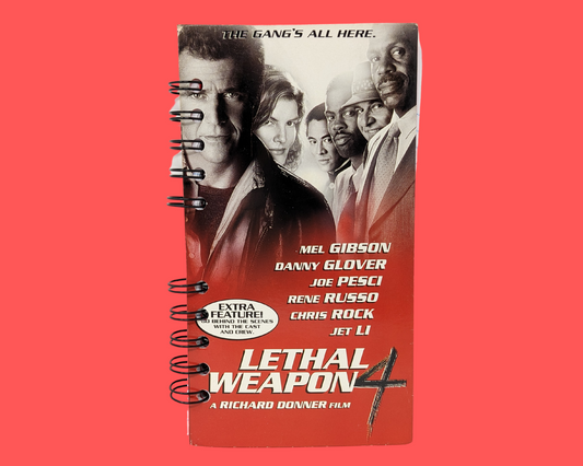 Lethal Weapon 4 VHS Movie Notebook