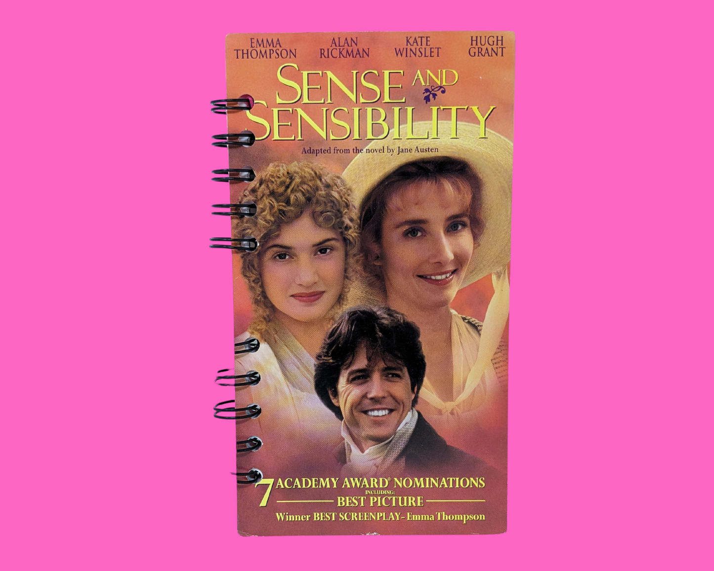 Cahier de film VHS Sense &amp; Sensibility