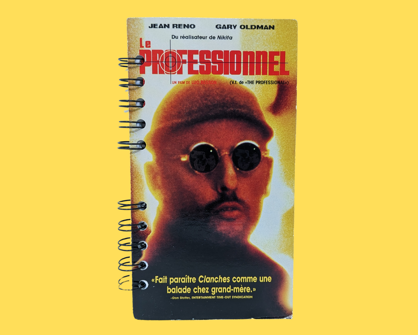 The Professional French Version VHS Movie Notebook