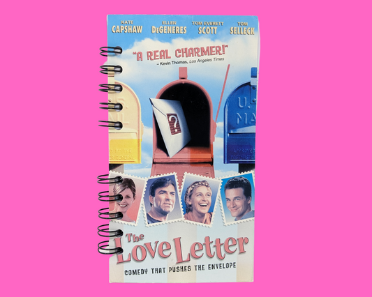 The Love Letter VHS Movie Notebook