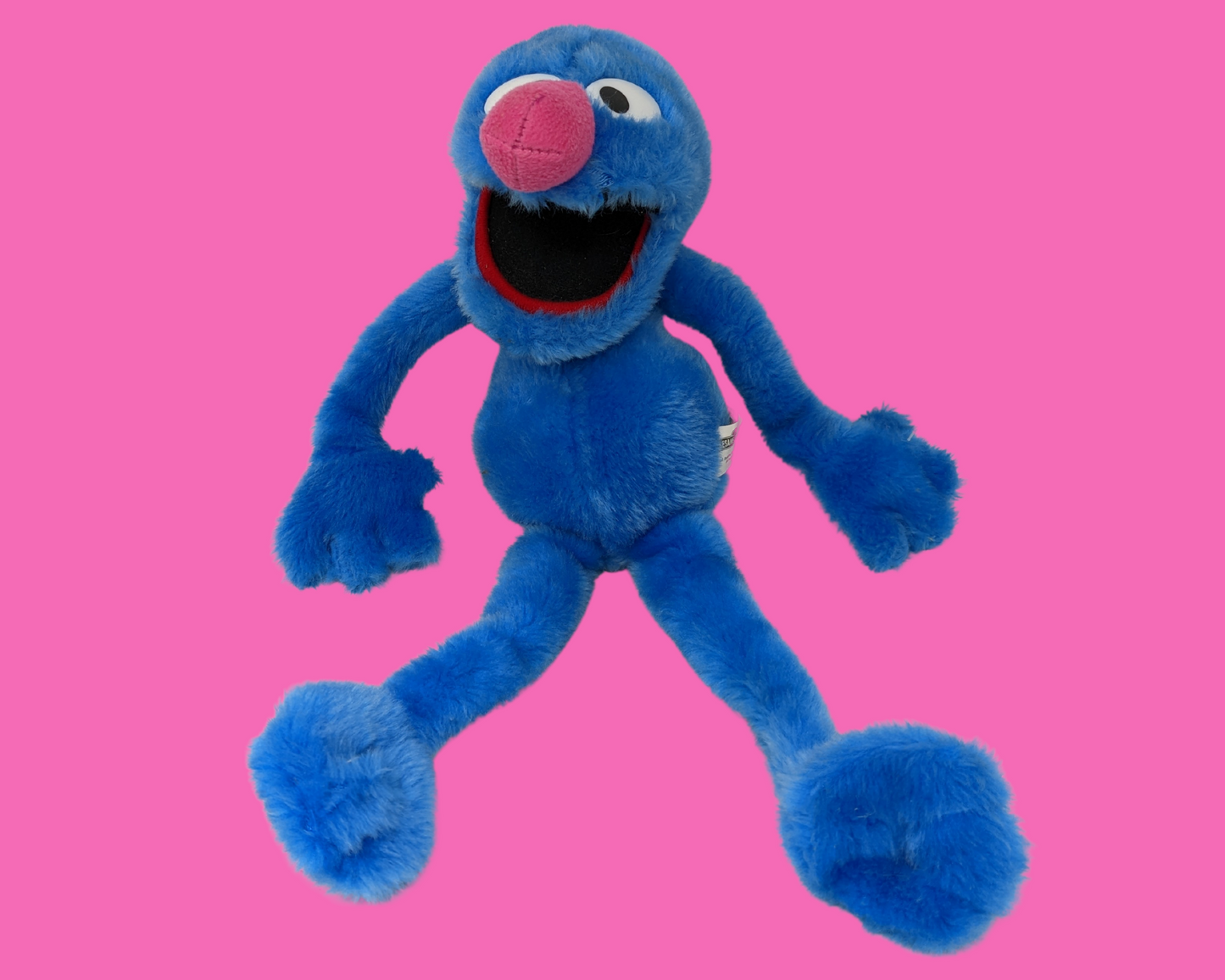 Vintage 1990's Sesame Street Grover Plush Toy