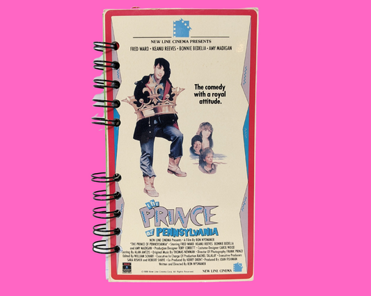 The Prince of Pennsylvania VHS Movie Notebook