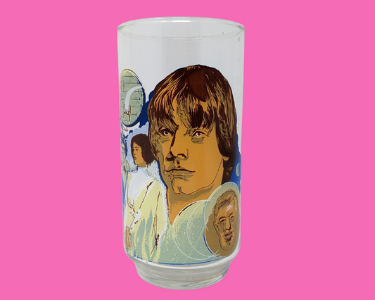 Vintage 1977 Burger King, Collector's Star Wars, Luke Skywalker Glass