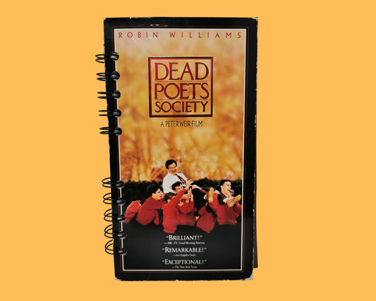 Dead Poets Society VHS Movie Notebook