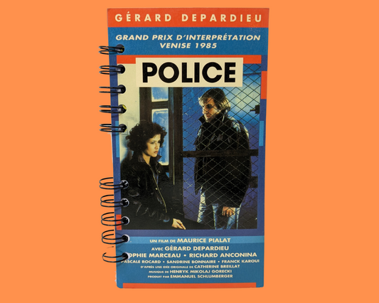 Police VHS Movie Notebook