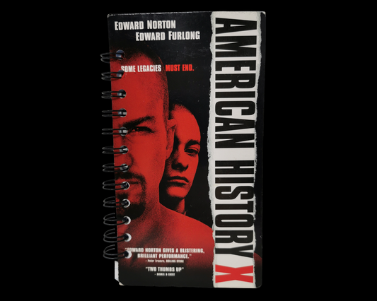 American History X VHS Movie Notebook