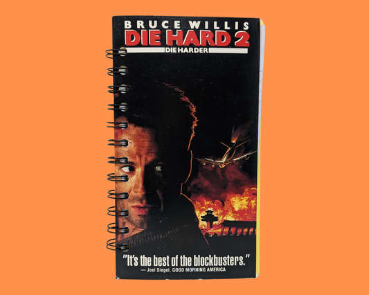 Die Hard 2 VHS Movie Notebook