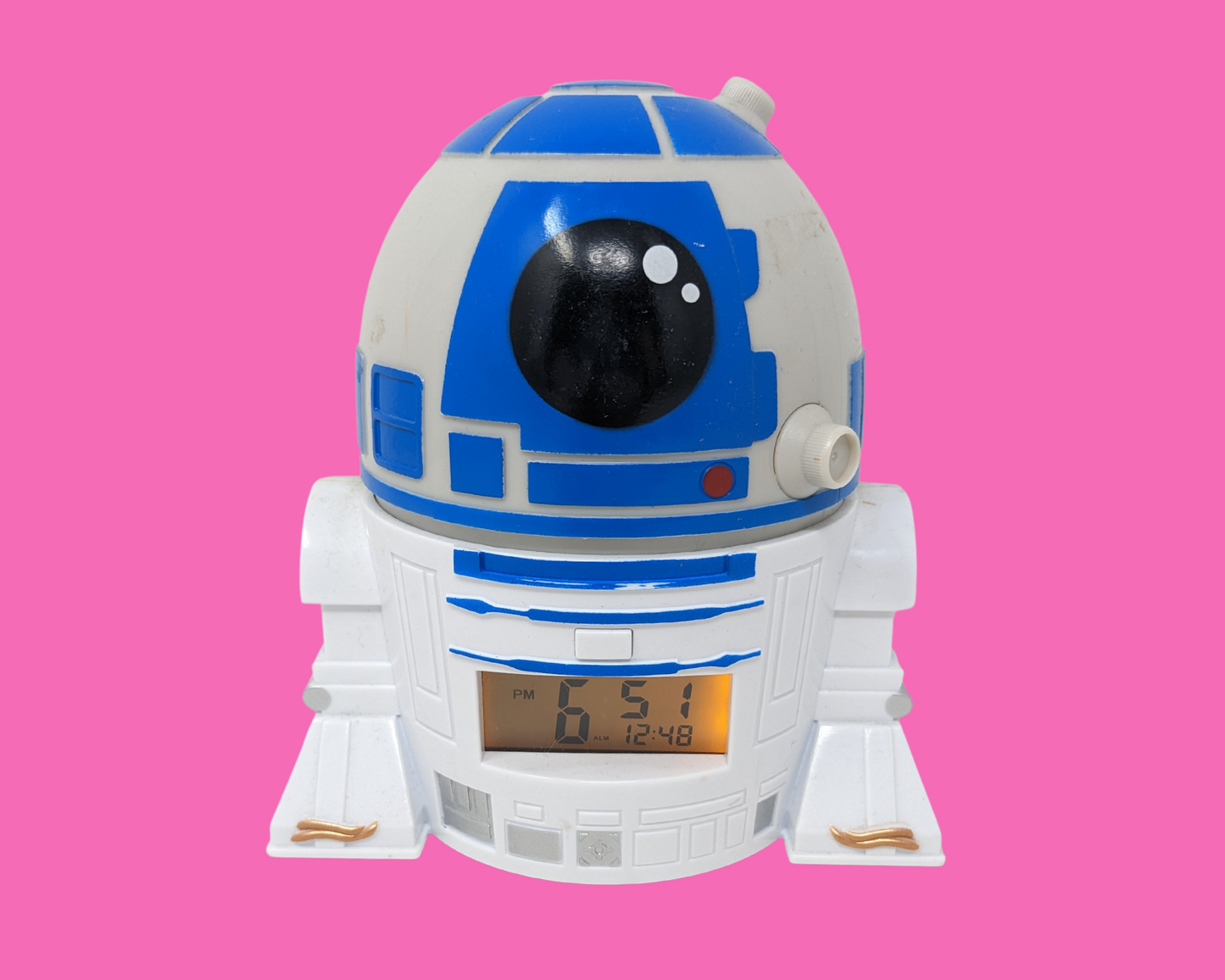 Official Star Wars R2D2 Plastic Clock