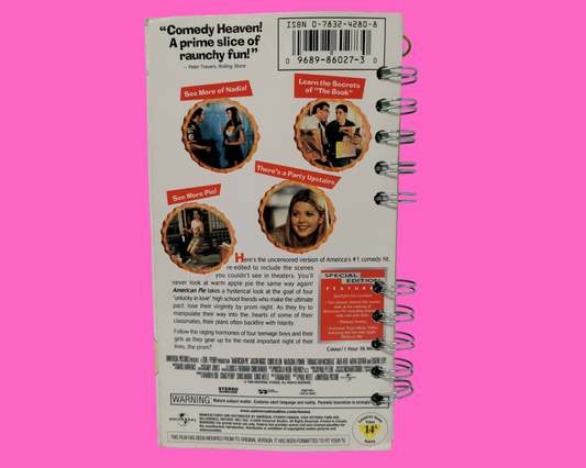 American Pie VHS Movie Notebook