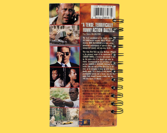 Die Hard With a Vengeance VHS Movie Notebook