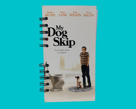 Mon chien Skip VHS Movie Notebook