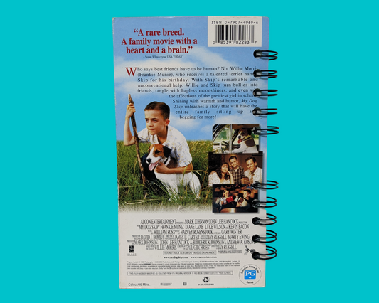 Mon chien Skip VHS Movie Notebook