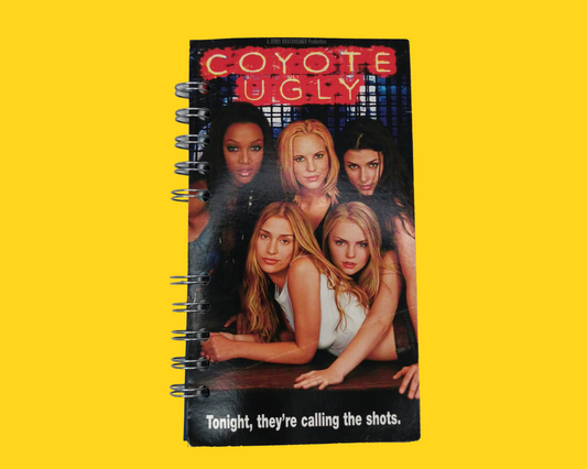 Coyote Ugly Upcycled VHS Movie Notebook