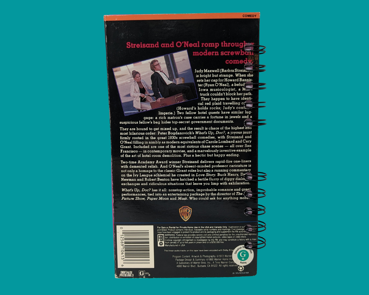 What's Up, Doc? VHS Movie Notebook