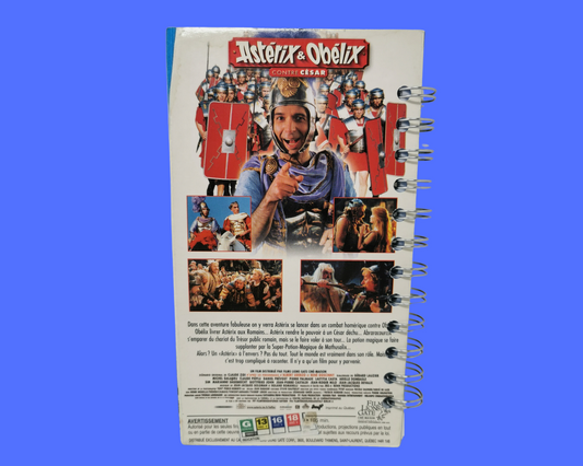 Carnet de Film VHS Astérix et Obélix Contre César