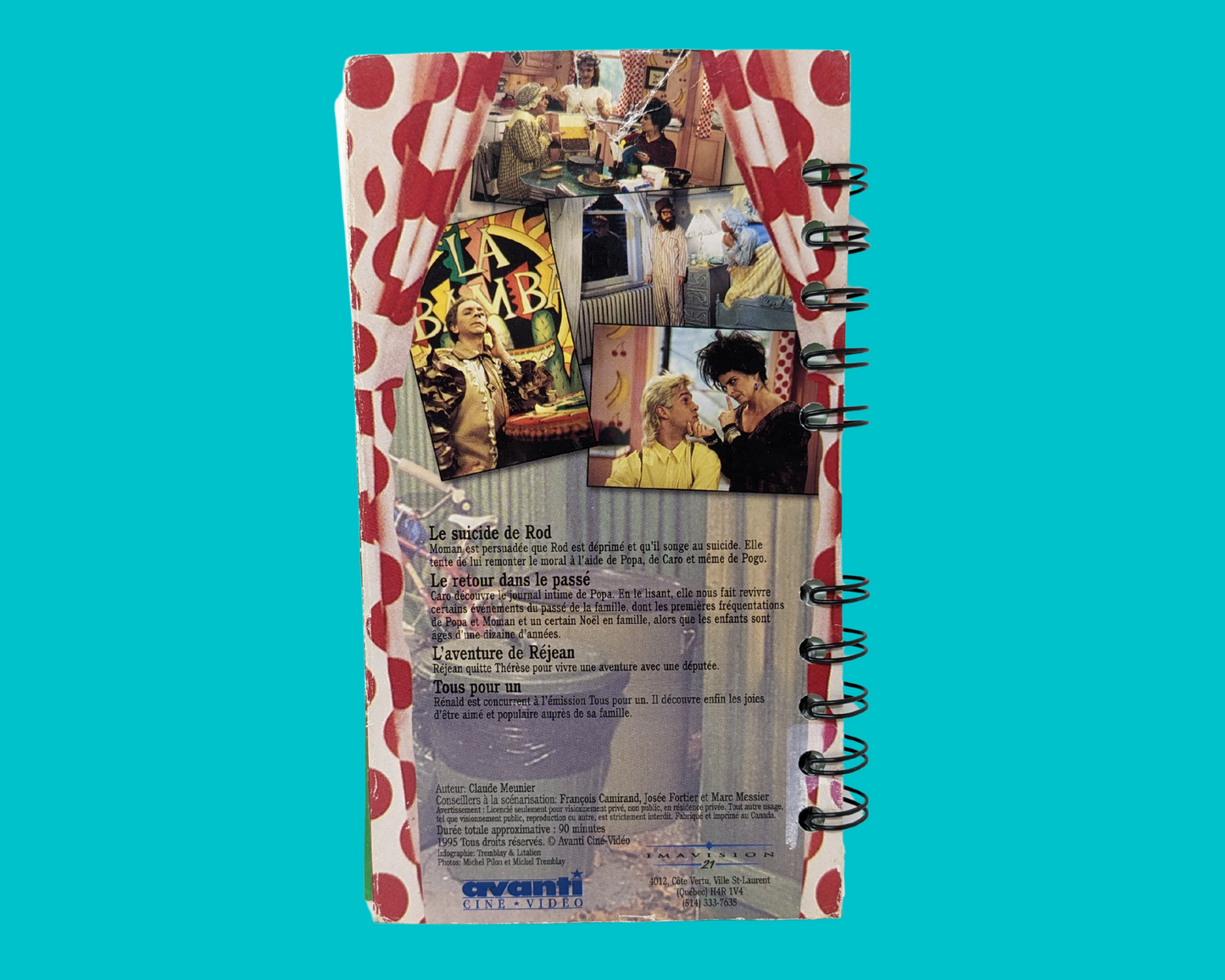 La Petite Vie VHS Movie Notebook