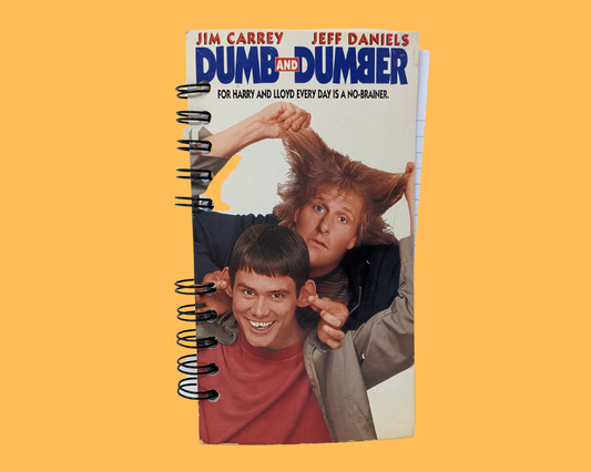 Dumb and Dumber VHS Movie Notebook