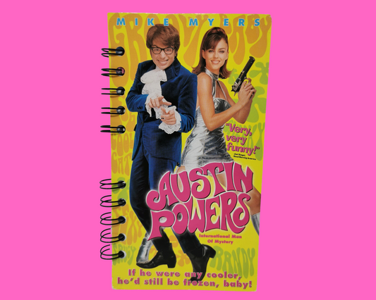 Austin Powers, International Man of Mystery VHS Movie Notebook