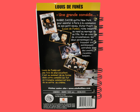 Cahier de film VHS Les Aventures de Rabbi Jacob