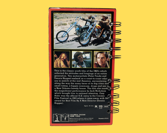 Cahier de film VHS Easy Rider