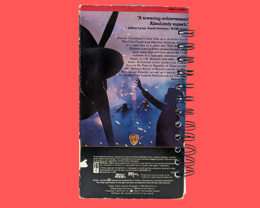 Cahier de film VHS Empire of the Sun