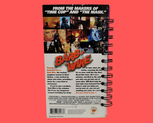 Barb On Wire VHS Movie Notebook