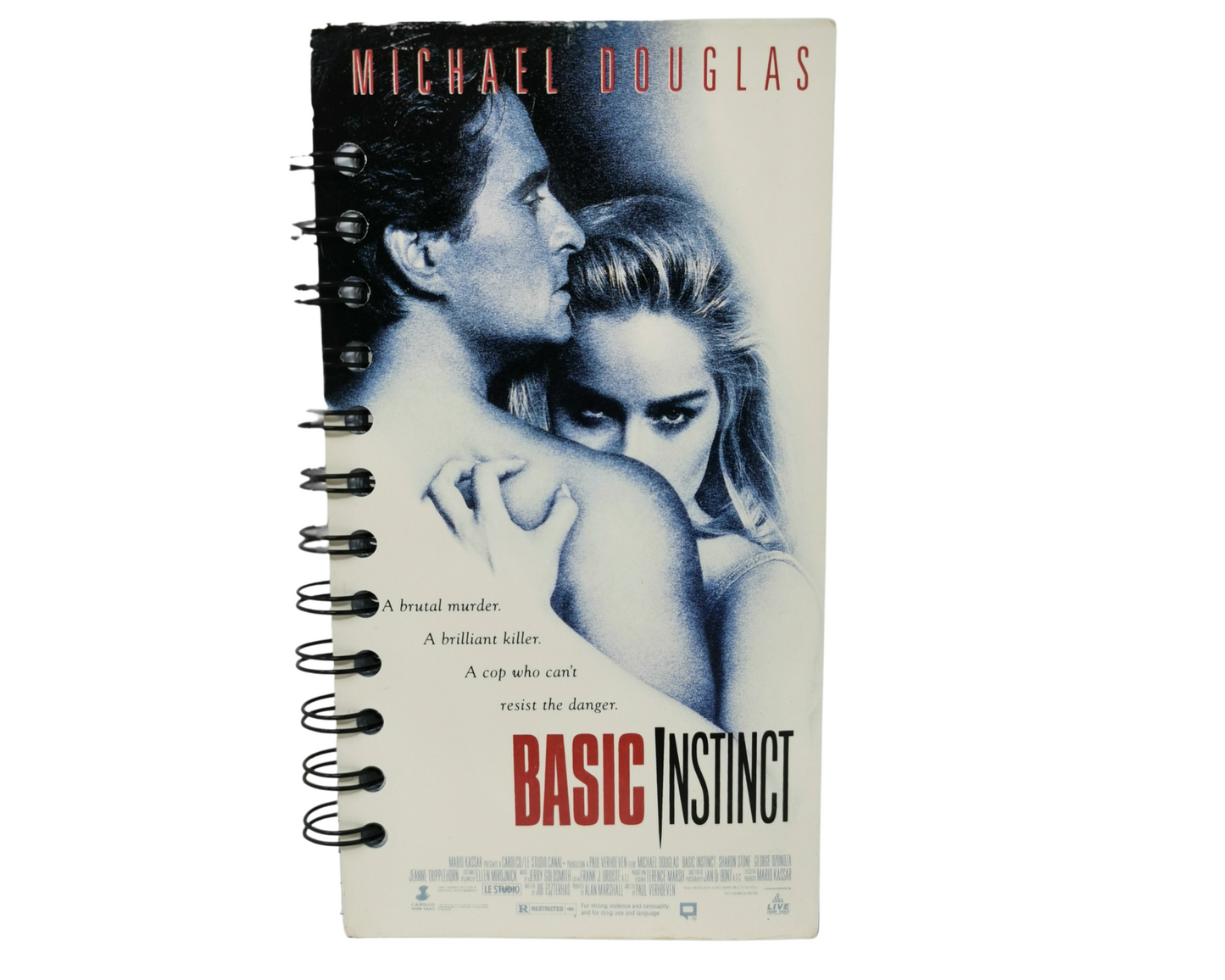 Basic Instinct VHS Movie Notebook