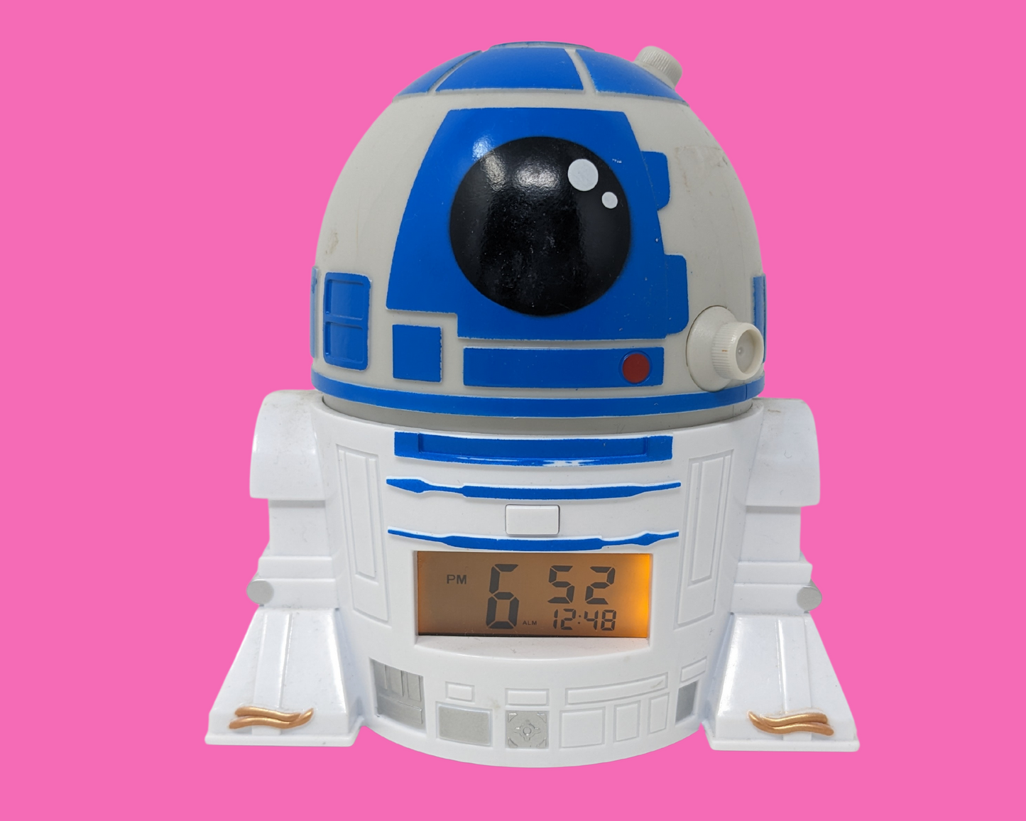 Official Star Wars R2D2 Plastic Clock