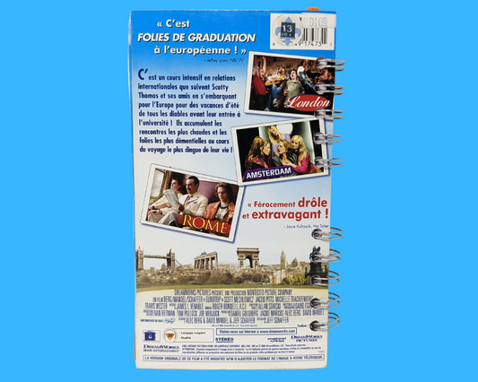 Eurotrip French Version VHS Movie Notebook