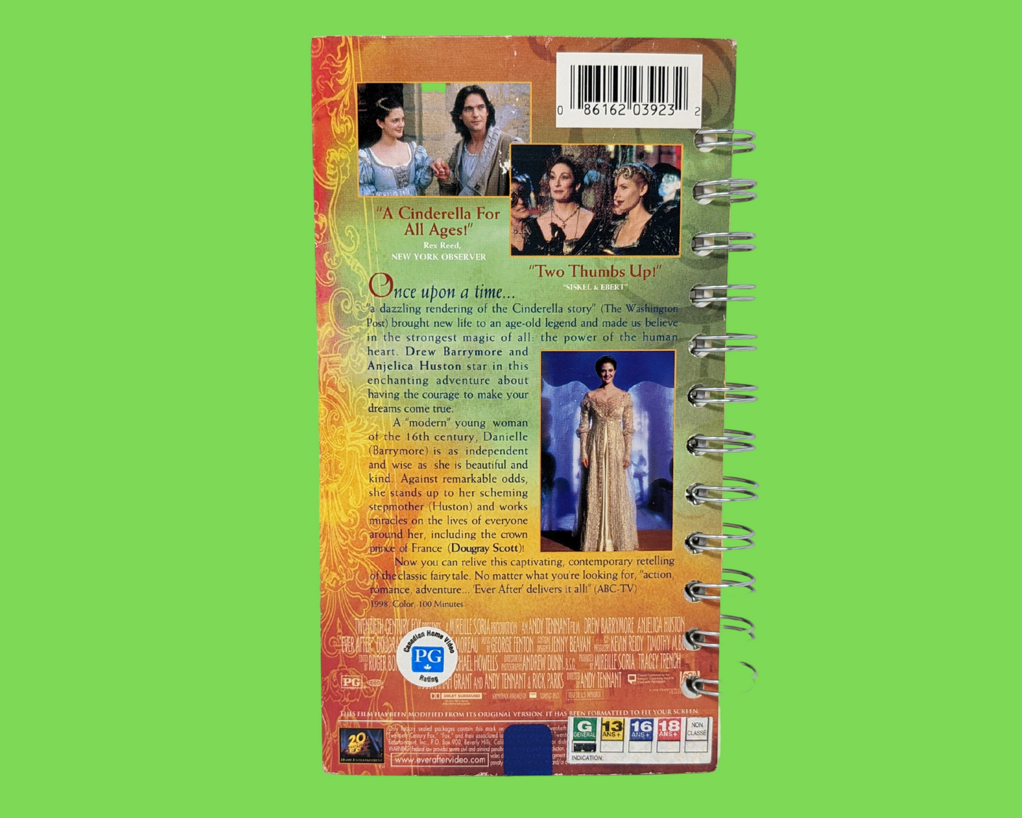 Cahier de film Ever After VHS